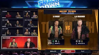 #GSM4GM S3E7: ILJA DRAGUNOV CHALLENGES LA KNIGHT FOR INTERCONTINENTAL TITLE! (WWE 2K24 Gameplay)