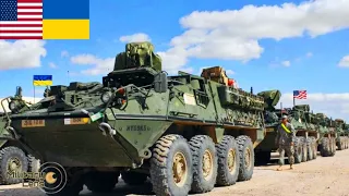 Russia will lose? Hundreds of US war vehicles arrive in Ukraine