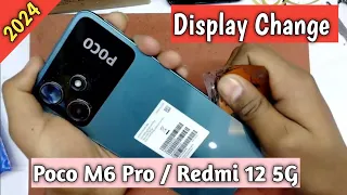 Redmi 12 5G Folder change | Poco M6 Pro 5G  Display Change | How to change Redmi 12 5G combo