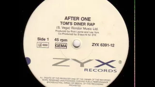After One - Tom's Diner Rap (12'' maxi single)