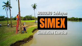 FLOOD RESCUE DRILL (SIMEX) | MDRRMO SABLAYAN OFFICIAL