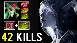 CRAZY RANGER BATTLE! 42 Kills Ballista Drow vs Dusa Desolator 2 + Apex Split vs Splinter Arrow Dota2