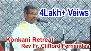 Konkani Retreat - Rev Fr. Clifford Fernandes at Stella Maris Church, Kalmady, Udupi
