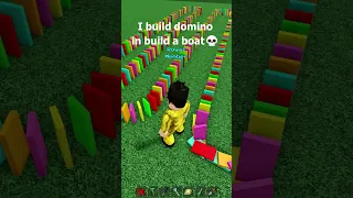 I built domino in build a boat💀💀💀