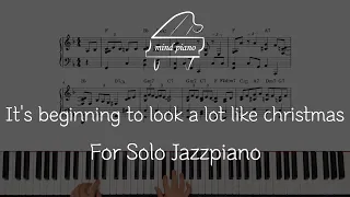 It's beginning to look a Lot Like Christmas for Solo Jazzpiano 캐롤 재즈피아노악보