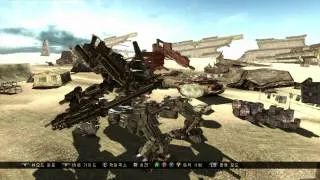 Armored Core Verdict Day : Animation of Tetrapods' Back Anchor Installation