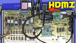 Commodore 64 full HDMI mod - digital video with audio from a C64