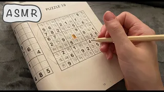 ASMR with Sudoku Puzzles - Whispering