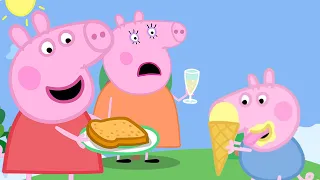 Peppa Pig And Her Friends Go On A Picnic! 🐷🍏| @PeppaPigOfficial
