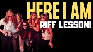 Skid Row - Here I Am by Skid Row - How to REALLY Play The Riff  (w/TAB) - #MasterThatRiff! #158