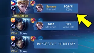 Top Global Alucard is Shocked by My 90 KILLS!!