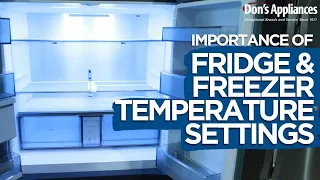 What Are The BEST Fridge & Freezer Temperature Settings? Learn Here