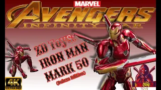 Iron Man Mark 50 Luxury Version [ZD Toys] - UNBOXING & REVIEW : (ENGLISH) 4K