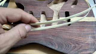 How To Apply Binding To Guitar Body🎸 Custom Shop Secrets