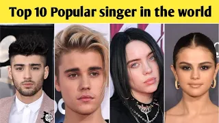 Top 10 most popular singer in the world 2022