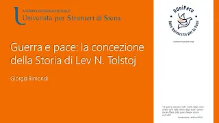 Guerra e pace: la concezione della Storia di Lev N. Tolstoj