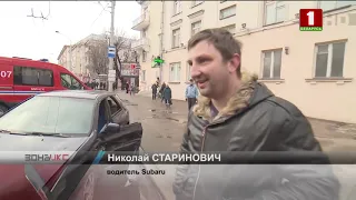 ДТП в Минске: 4 машины, десять участников и большая пробка в центре города. Зона Х