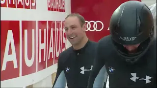 St. Moritz WCh 4-man Bobsleigh Heat 4, February 3 2013