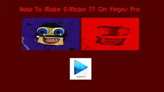 How To Make G-Major 77 (Fourth Version) On Vegas Pro