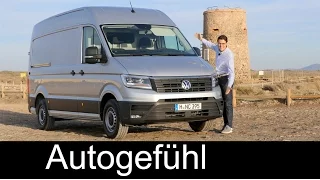 VW Volkswagen Crafter FULL REVIEW test driven All-new neu 2018/2017 - Autogefühl