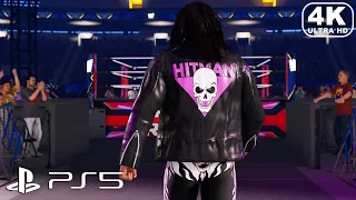 WWE 2K23 PS5 - Bret Hart vs AJ Styles (4K ULTRA HD) WWE 2K