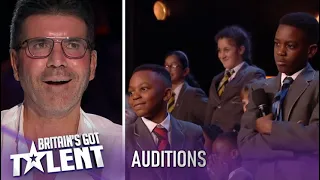 Say NO To Bullies! Simon Cowell Surprises Choir..And They AMAZE Everyone!| Britain's Got Talent 2020