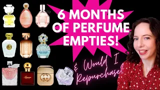 Perfume Empties 2023 10 Perfumes I've Finished Would I Repurchase? Huge Perfume Collection Declutter