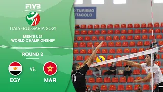 EGY vs. MAR - Round 2 | Full Game | Men's U21 Volleyball World Champs 2021