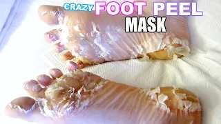 I TESTED A CRAZY FOOT PEEL MASK!