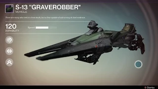Destiny - Crota's End Hard Mode Raid Sparrow S-13 Graverobber