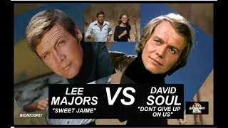 LEE MAJORS VS DAVID SOUL-"DON'T GIVE UP ON US" VS "SWEET JAIME":BRAND NEW CUT OF THE SCENE,WHO WINS?