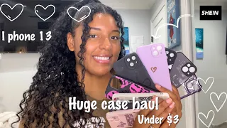 HUGE SHEIN IPHONE 13 CASE HAUL 🤍  20 + cases * under $3 * soo cutee🥰