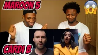 Maroon 5 - Girls Like You ft. Cardi B (CELEBRITY OVERLOAD!!!)(REACTION)