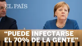 #CORONAVIRUS | MERKEL: "Entre el 60% y el 70% se infectará"