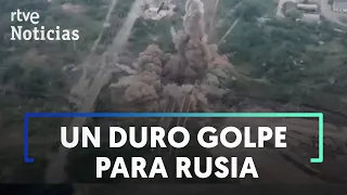 UCRANIA VUELA un PUENTE para FRENAR a las TROPAS RUSAS en LUGANSK | RTVE Noticias