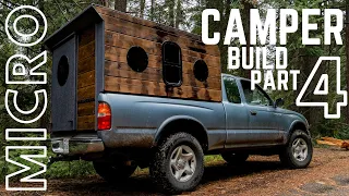 [Micro Truck Camper Build] Part 4 - Roof Vent, Windows, a Door