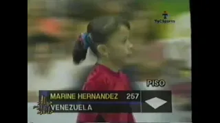 1997 Pan American Gymnastics Championships - Marine Hernández (VEN) FX EF