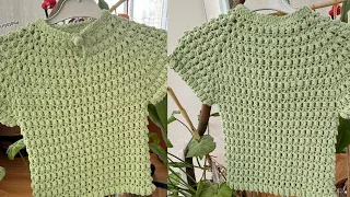 Let's Welcome Spring with Crochet Elegance 🤗 Let's Knit a Pistachio Blouse, Jacket, Vest💞