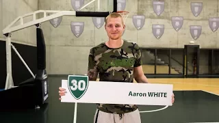 Aaron White talks after the first visit to Zalgirio arena