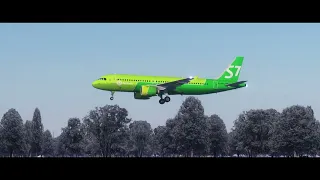 Небольшой тренеровочный полёт на A320Neo FFTF 0.4.2