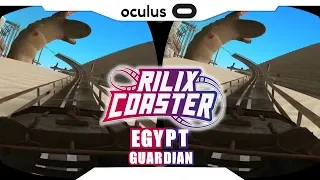SBS 1080p► RILIX COASTER Egypt Guardian Gear VR Gameplay • Realidade Virtual • GearVR 2019