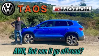 Can the 2023 VW Taos 4Motion go OFF-ROAD? We find out and get it dirty.