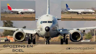 Plane Spotting Santiago | Airbus A350 AFR, FACH F16´s, US Navy P-8A Poseidon...