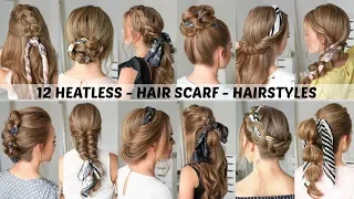 12 Hair Scarf Hairstyles | Back to School | Missy Sue