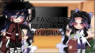 My fav ships react // to giyushino // FT: Shinobu & Giyuu, Yor & Loid, Eren & Mikasa // part 1/3
