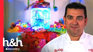 Bolo espetacular sobre o fundo do mar para Bartolina, a sobrinha de Buddy | Cake Boss | H&H Brasil