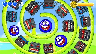 RED BALL 4 - BLUE BALL ALL LEVELS (15, 30, 45, 60, 75) ALL VOLUMES ALL BOSSES SUPERSPEED GAMEPLAY