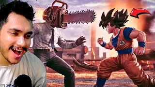 CAN CHAINSAW MAN KILL GOKU 😱 ?  ( Jump force mugen ) | Techno Gamerz