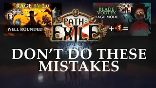 RAGE BV 2.0 | Tips, Tricks and Common Mistakes | Path of Exile 3.19 Lake of Kalandra