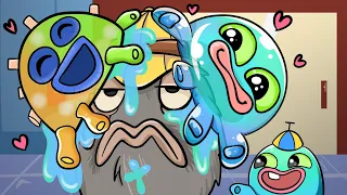 Toe Jammer family befriended Spurrit - My Singing Monsters Animation!